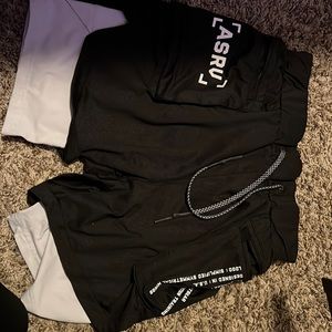 Black asrv shorts